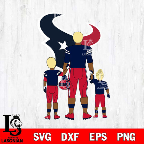 Houston Texans Best Dad Ever , father day , DAD NFL 4 Svg Eps Dxf Png File, Digital Download, Instant Download