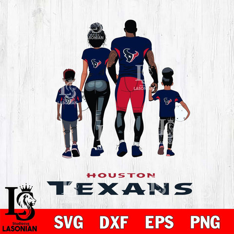 Houston Texans Family Love Rugby SVG DXF EPS PNG FILE,NFL SVG, Father day Digital Download,Instant Download, Silhouette