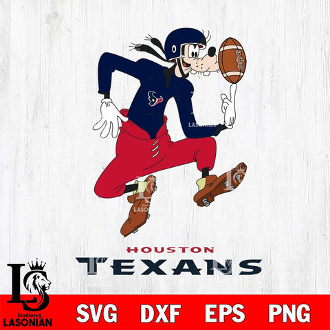 Houston Texans Goofy Circus Football SVG DXF EPS PNG FILE,NFL Cricut ,Football Digital Download,Instant Download, Silhouette