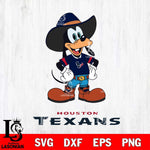 Houston Texans Goofy Cowboy Sport SVG DXF EPS PNG FILE,NFL Cricut ,Football Digital Download,Instant Download, Silhouette