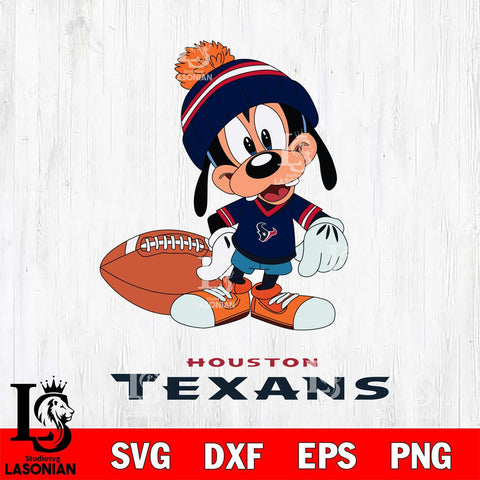 Houston Texans Goofy Football SVG DXF EPS PNG FILE,NFL Cricut ,Football Digital Download,Instant Download, Silhouette