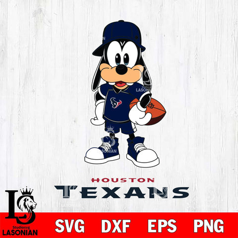 Houston Texans Goofy rugby SVG DXF EPS PNG FILE,NFL Cricut ,Football Digital Download,Instant Download, Silhouette