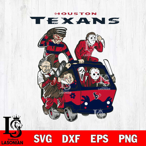 Houston Texans Jason Voorhees Horror 10 Svg Eps Dxf Png File, NFL svg, Digital Download, Instant Download