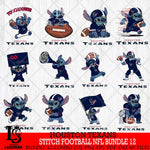 Houston Texans Lilo and stitch Football NFL Bundle 12 SVG DXF EPS PNG FILE, NFL File Cut, Digital Download,Instant Download, Silhouette, Cricut