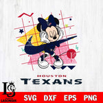 Houston Texans Minnie Mouse Dancing SVG DXF EPS PNG FILE, Disney Father day File Cut,Digital Download,Instant Download,Disney Svg Files