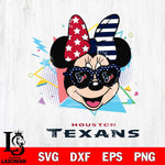 Houston Texans Minnie Mouse Love Sport SVG DXF EPS PNG FILE, Disney Father day File Cut,Digital Download,Instant Download,Disney Svg Files