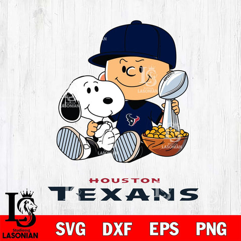 Houston Texans Peanuts Snoopy Champion football SVG DXF EPS PNG FILE,Snoopy File Cut, Nfl Digital Download,Instant Download, Silhouette