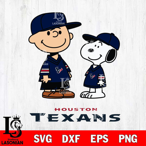 Houston Texans Peanuts Snoopy Football SVG DXF EPS PNG FILE,Snoopy File Cut, Nfl Digital Download,Instant Download, Silhouette