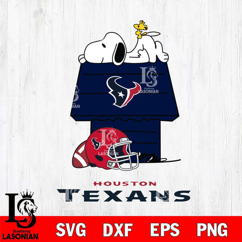 Houston Texans Snoopy Chill Football SVG DXF EPS PNG FILE,Snoopy File Cut, Nfl Digital Download,Instant Download, Silhouette