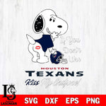 Houston Texans Snoopy If you dont like kiss SVG DXF EPS PNG FILE,Snoopy File Cut, Nfl Digital Download,Instant Download, Silhouette