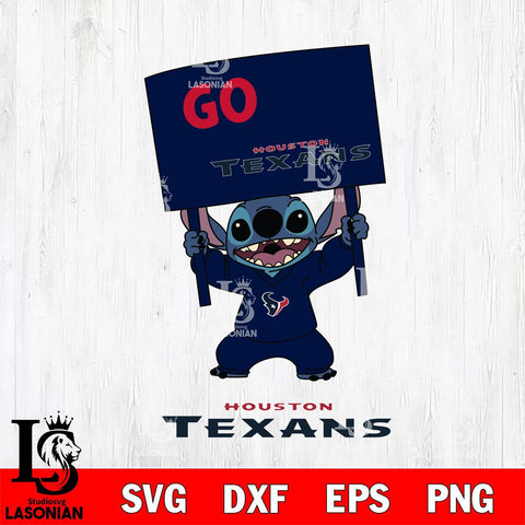 Houston Texans Stitch Go cheer SVG DXF EPS PNG FILE, NFL File Cut, Digital Download,Instant Download, Silhouette, Cricut
