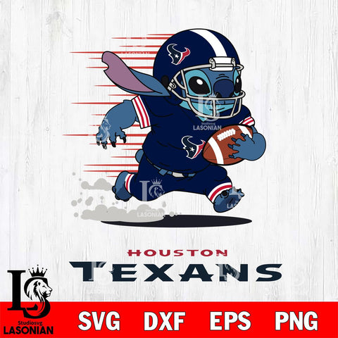 Houston Texans Stitch Run Football SVG DXF EPS PNG FILE, NFL File Cut, Digital Download,Instant Download, Silhouette, Cricut
