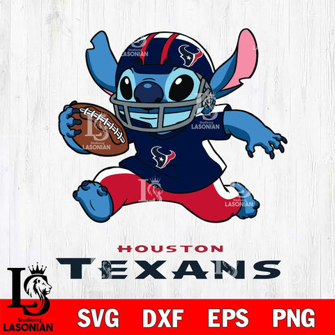 Houston Texans Stitch Run Football SVG DXF EPS PNG FILE, Stitch File Cut,NFL Digital Download,Instant Download, Silhouette