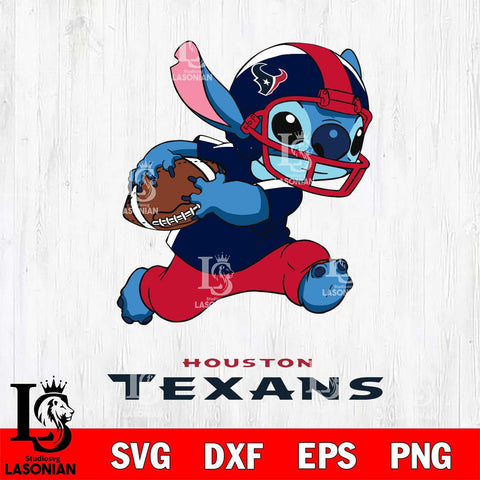 Houston Texans Stitch Run Rugby Ball SVG DXF EPS PNG FILE, Stitch File Cut,NFL Digital Download,Instant Download, Silhouette