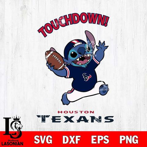 Houston Texans Stitch Touchdown SVG DXF EPS PNG FILE, NFL File Cut, Digital Download,Instant Download, Silhouette, Cricut
