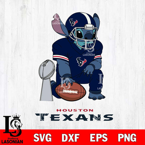 Houston Texans Stitch Vince Lombardi Trophy SVG DXF EPS PNG FILE, NFL File Cut, Digital Download,Instant Download, Silhouette, Cricut