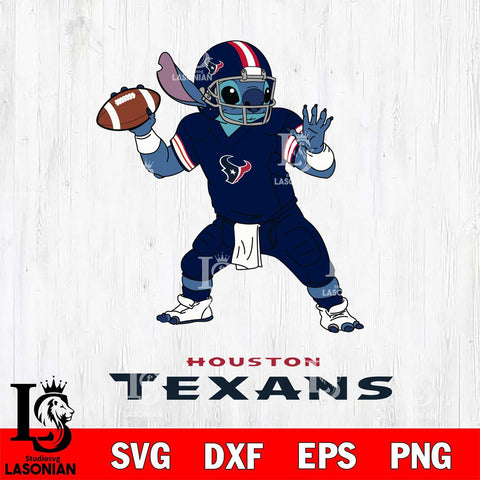 Houston Texans Stitch throw the ball SVG DXF EPS PNG FILE, NFL File Cut, Digital Download,Instant Download, Silhouette, Cricut