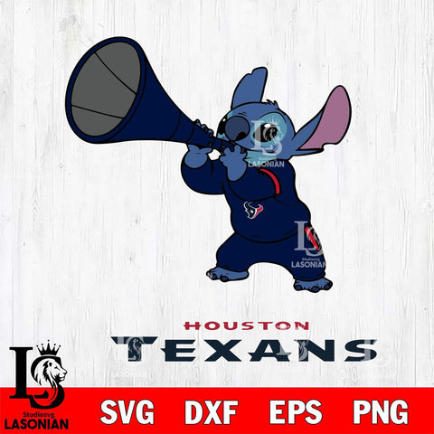 Houston Texans Stitch vuvuzela SVG DXF EPS PNG FILE, NFL File Cut, Digital Download,Instant Download, Silhouette, Cricut