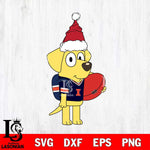 Illinois Fighting Illini Bluey Lucky Christmas Svg Eps Dxf Png File, Digital Download, Instant Download