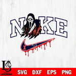 Illinois Fighting Illini Ghostface Nike Svg Eps Dxf Png File, Digital Download, Instant Download