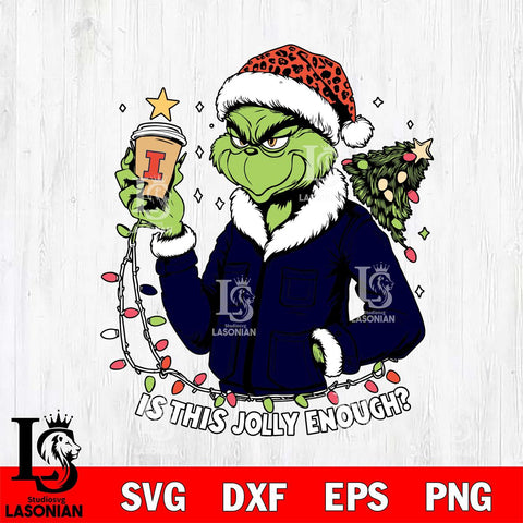Illinois Fighting Illini Is This jolly Enough Svg Eps Dxf Png File, Digital Download, Instant Download