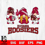 Indiana Hoosiers 3 Gnomes Football Svg Eps Dxf Png File, Digital Download, Instant Download