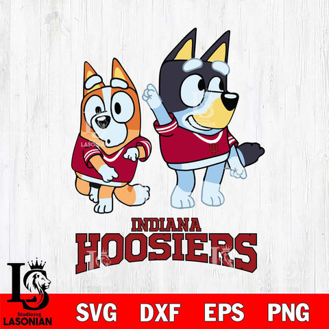 Indiana Hoosiers Bluey Chilli Mode Dance Svg Eps Dxf Png File, Digital Download, Instant Download