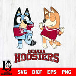 Indiana Hoosiers Bluey Chilli Sport Svg Eps Dxf Png File, Digital Download, Instant Download