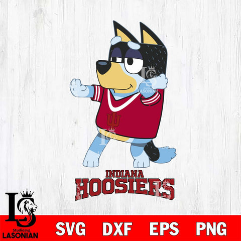 Indiana Hoosiers Bluey Dad Dance Svg Eps Dxf Png File, Digital Download, Instant Download