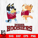 Indiana Hoosiers Bluey Dance Svg Eps Dxf Png File, Digital Download, Instant Download