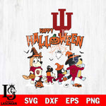 Indiana Hoosiers Bluey Halloween Family Svg Eps Dxf Png File, Digital Download, Instant Download