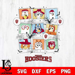 Indiana Hoosiers Bluey Halloween Sport Svg Eps Dxf Png File, Digital Download, Instant Download