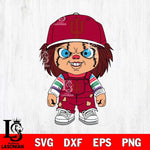Indiana Hoosiers Chucky Football Horror Halloween Svg Eps Dxf Png File, NCAA svg, Digital Download, Instant Download