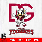 Indiana Hoosiers Dolce And Gabbana Daisy Duck Disney Svg Eps Dxf Png File, Digital Download, Instant Download