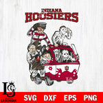 Indiana Hoosiers Jason Voorhees Horror 10 Svg Eps Dxf Png File, NCAA svg, Digital Download, Instant Download