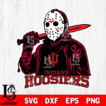 Indiana Hoosiers Jason Voorhees Horror 12 Svg Eps Dxf Png File, NCAA svg, Digital Download, Instant Download