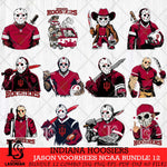 Indiana Hoosiers Jason Voorhees Horror Bundle 12 SVG Eps Dxf Png File, bundle NCAA svg, Digital Download, Instant Download