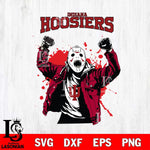 Indiana Hoosiers Jason Voorhees Horror Halloween 3 Svg Eps Dxf Png File, NCAA svg, Digital Download, Instant Download