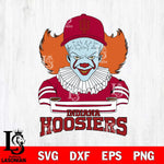 Indiana Hoosiers Pennywise Horror Sport 2 Svg Eps Dxf Png File, Digital Download