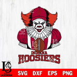 Indiana Hoosiers Pennywise Horror Sport 9 Svg Eps Dxf Png File, Digital Download