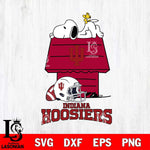 Indiana Hoosiers Snoopy Chill Football SVG DXF EPS PNG FILE,Snoopy File Cut, NCAA Digital Download,Instant Download,Christmas Silhouette