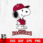 Indiana Hoosiers Snoopy Football sport SVG DXF EPS PNG FILE,Snoopy File Cut, NCAA Digital Download,Instant Download,Christmas Silhouette