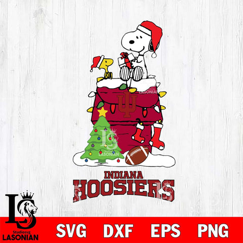 Indiana Hoosiers Snoopy Sport 11 Svg Eps Dxf Png File, Digital Download