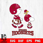 Indiana Hoosiers Snoopy Sport Svg Eps Dxf Png File, Digital Download