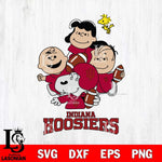 Indiana Hoosiers Snoopy Sport 4 Svg Eps Dxf Png File, Digital Download