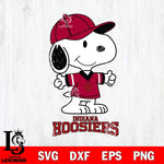 Indiana Hoosiers Snoopy football SVG DXF EPS PNG FILE,Snoopy File Cut, NCAA Digital Download,Instant Download,Christmas Silhouette