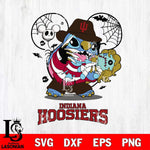 Indiana Hoosiers Stitch Freddy Krueger Halloween Svg Eps Dxf Png File, Digital Download, Instant Download