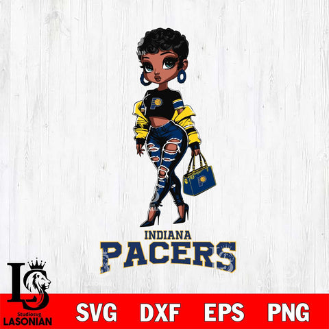 Indiana Pacers Beautiful Black Fan Girl