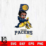 Indiana Pacers Beauty Black Fan Girl Football