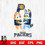 Indiana Pacers Bluey Chilli Dance Svg Eps Dxf Png File, Digital Download, Instant Download
